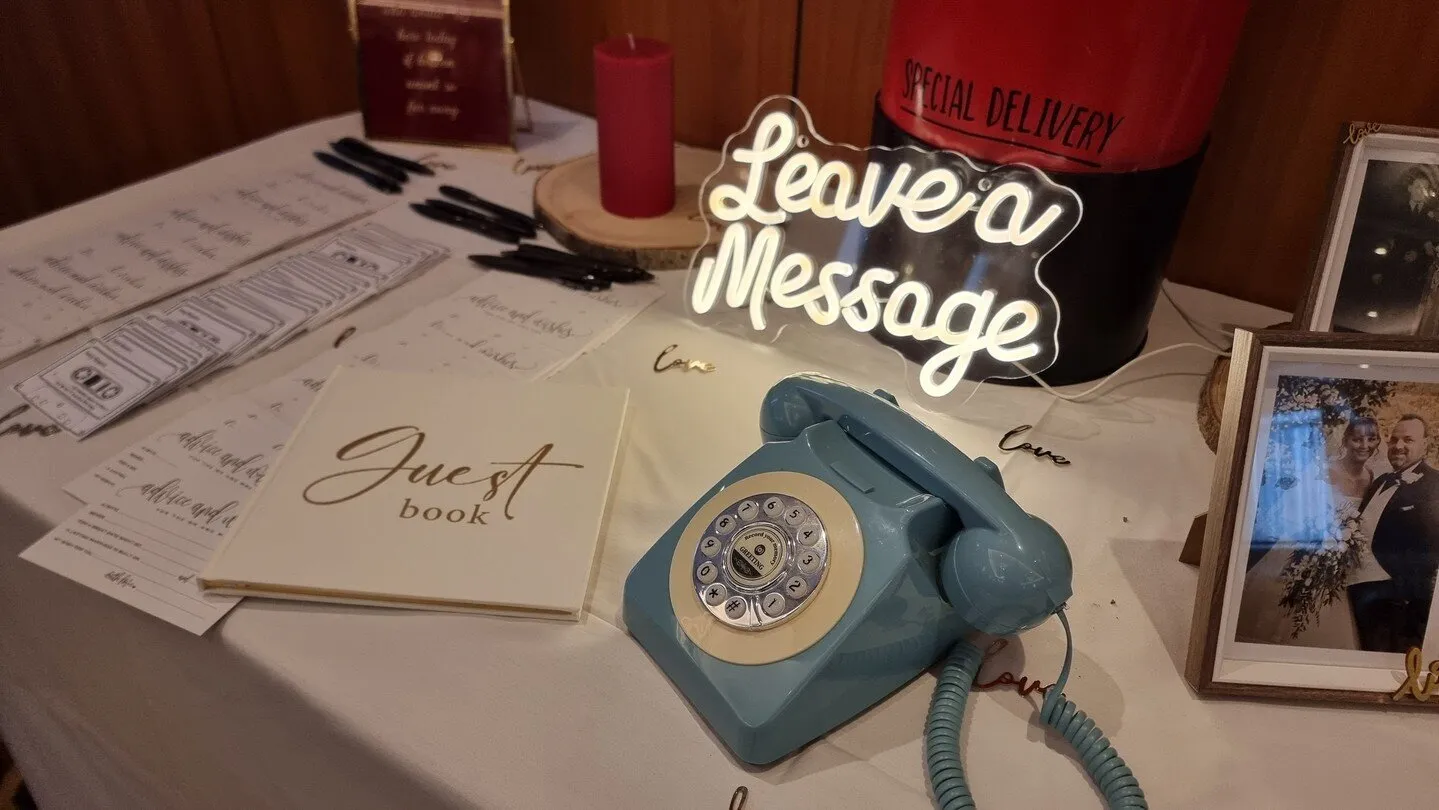 Audio Guest Books hire in Bowdon
