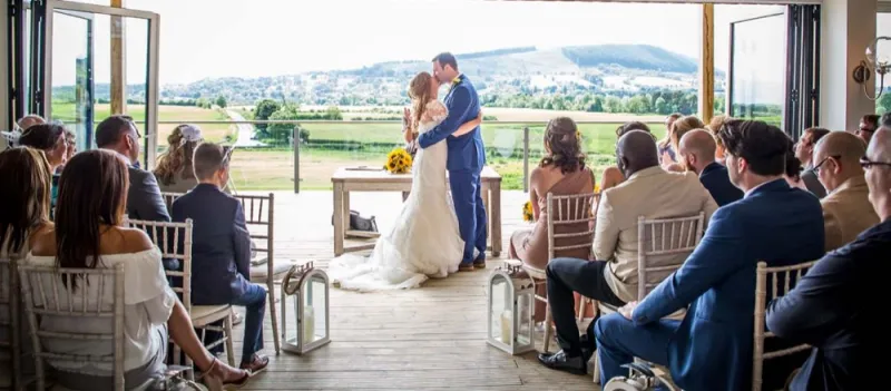 Magic Mirror Hire for a Wedding at Bashall Barn, Lancashire
